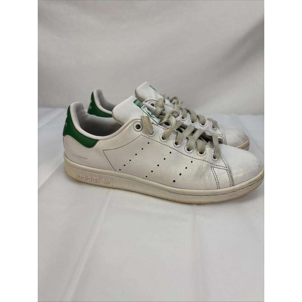 Adidas Stan Smith Mens Size 7 White Green Athletic Leather Shoes Sneakers Fair
